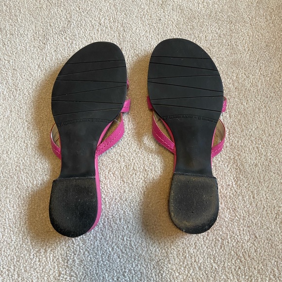 Two Tone Pink Floral Slides - Picture 2 of 5